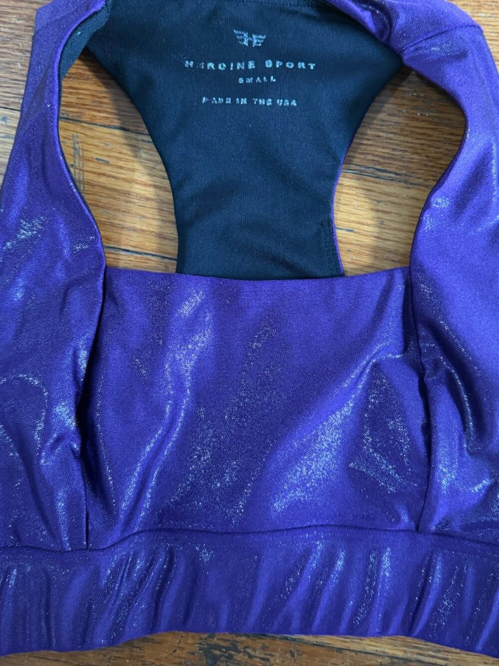 Heroine Sport Amethyst Metallic Workout Set S